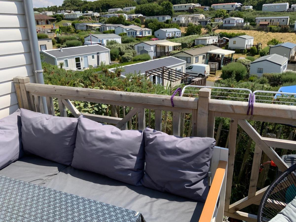 Camping De La Falaise A Equihen Plage Exteriör bild